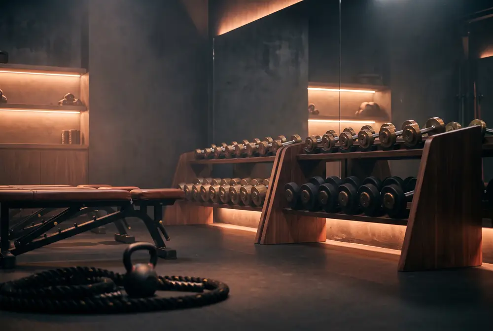 Modern boutique fitness studio